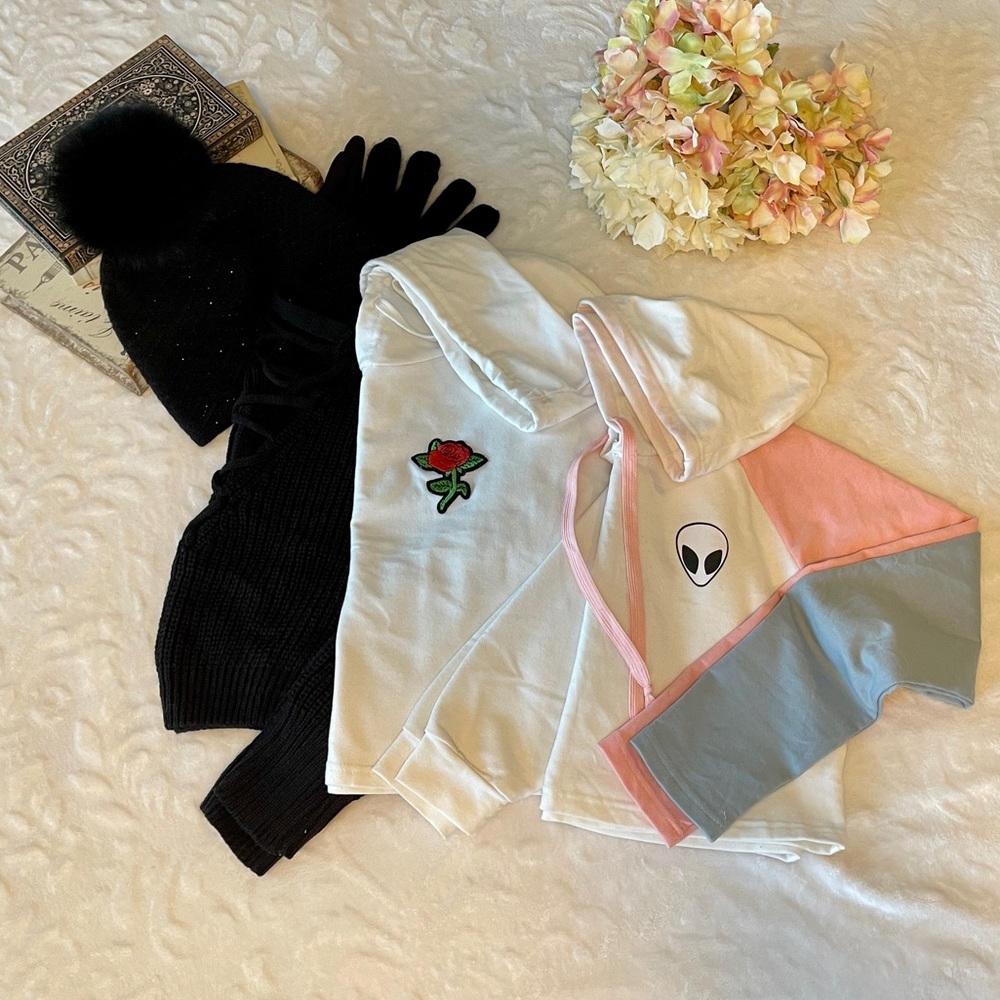 Shein cropped sweater bundle
